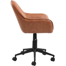 Tan Kinsey Faux Leather Office Chair